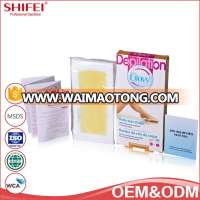 SHIFEI Eilovy Series personal care hair removal tool body wax strips 9*18CM yellow